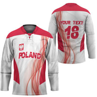 Custom Poland Volleyball Hockey Jersey Polish Eagle Sports Pride