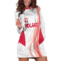 Custom Poland Volleyball Hoodie Dress Polish Eagle Sports Pride