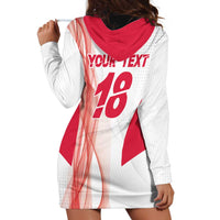 Custom Poland Volleyball Hoodie Dress Polish Eagle Sports Pride