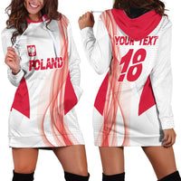 Custom Poland Volleyball Hoodie Dress Polish Eagle Sports Pride