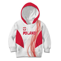 Custom Poland Volleyball Kid Hoodie Polish Eagle Sports Pride