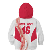Custom Poland Volleyball Kid Hoodie Polish Eagle Sports Pride