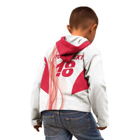 Custom Poland Volleyball Kid Hoodie Polish Eagle Sports Pride