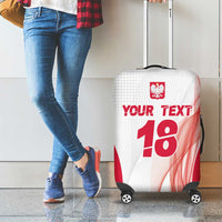 Custom Poland Volleyball Luggage Cover Polish Eagle Sports Pride