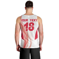 Custom Poland Volleyball Men Tank Top Polish Eagle Sports Pride