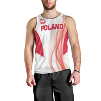 Custom Poland Volleyball Men Tank Top Polish Eagle Sports Pride