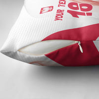 Custom Poland Volleyball Pillow Cover Polish Eagle Sports Pride