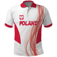 Custom Poland Volleyball Polo Shirt Polish Eagle Sports Pride