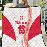 Custom Poland Volleyball Quilt Polish Eagle Sports Pride