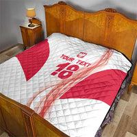 Custom Poland Volleyball Quilt Polish Eagle Sports Pride