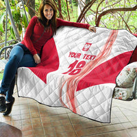 Custom Poland Volleyball Quilt Polish Eagle Sports Pride