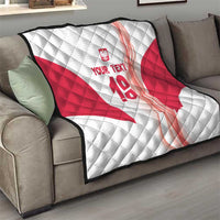 Custom Poland Volleyball Quilt Polish Eagle Sports Pride