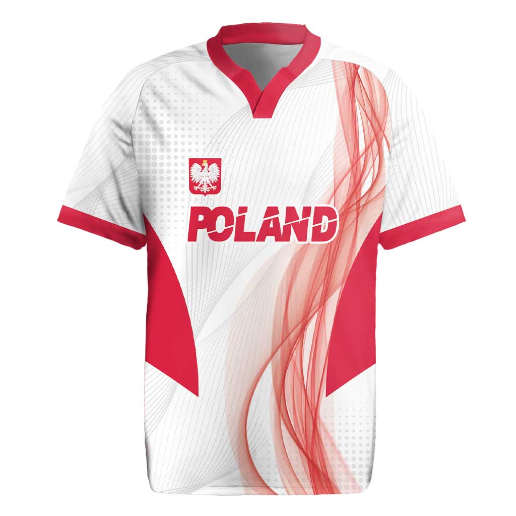 Custom Poland Volleyball Rugby Jersey Polish Eagle Sports Pride