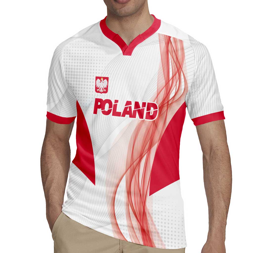 Custom Poland Volleyball Rugby Jersey Polish Eagle Sports Pride