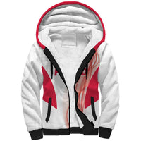 Custom Poland Volleyball Sherpa Hoodie Polish Eagle Sports Pride