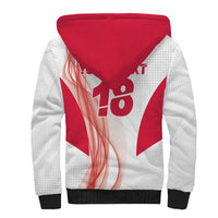 Custom Poland Volleyball Sherpa Hoodie Polish Eagle Sports Pride