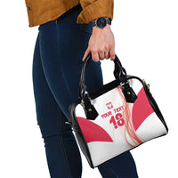 Custom Poland Volleyball Shoulder Handbag Polish Eagle Sports Pride