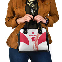 Custom Poland Volleyball Shoulder Handbag Polish Eagle Sports Pride