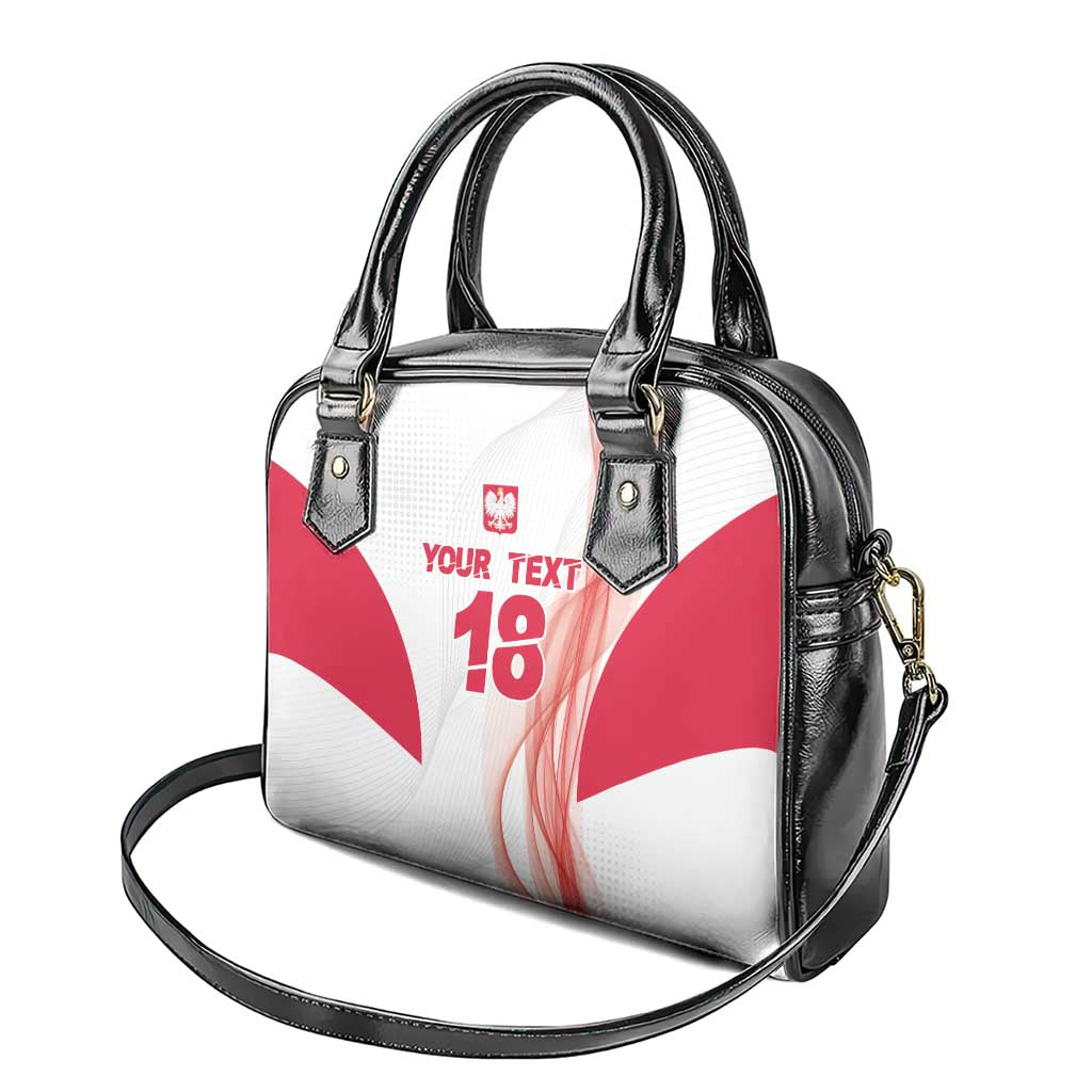 Custom Poland Volleyball Shoulder Handbag Polish Eagle Sports Pride