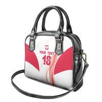 Custom Poland Volleyball Shoulder Handbag Polish Eagle Sports Pride