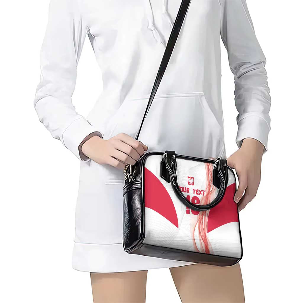 Custom Poland Volleyball Shoulder Handbag Polish Eagle Sports Pride