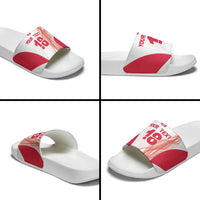 Custom Poland Volleyball Slide Sandals Polish Eagle Sports Pride