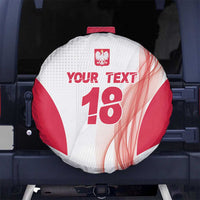 Custom Poland Volleyball Spare Tire Cover Polish Eagle Sports Pride