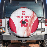 Custom Poland Volleyball Spare Tire Cover Polish Eagle Sports Pride