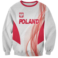 Custom Poland Volleyball Sweatshirt Polish Eagle Sports Pride
