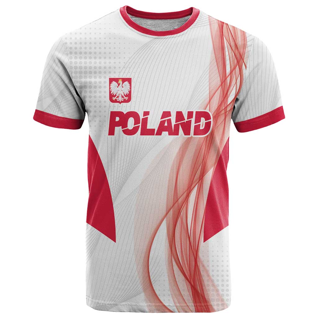 Custom Poland Volleyball T Shirt Polish Eagle Sports Pride