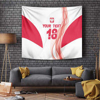 Custom Poland Volleyball Tapestry Polish Eagle Sports Pride