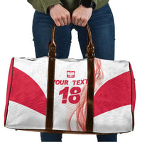 Custom Poland Volleyball Travel Bag Polish Eagle Sports Pride