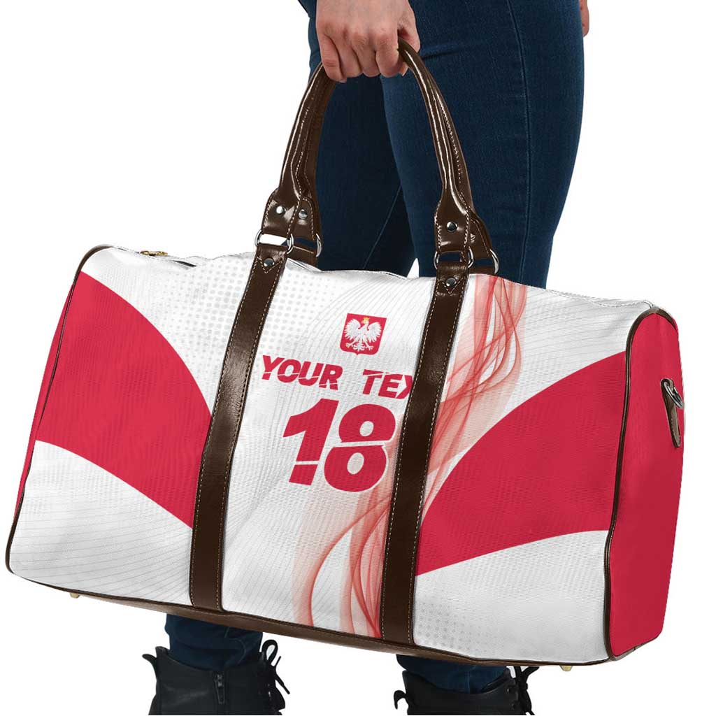 Custom Poland Volleyball Travel Bag Polish Eagle Sports Pride