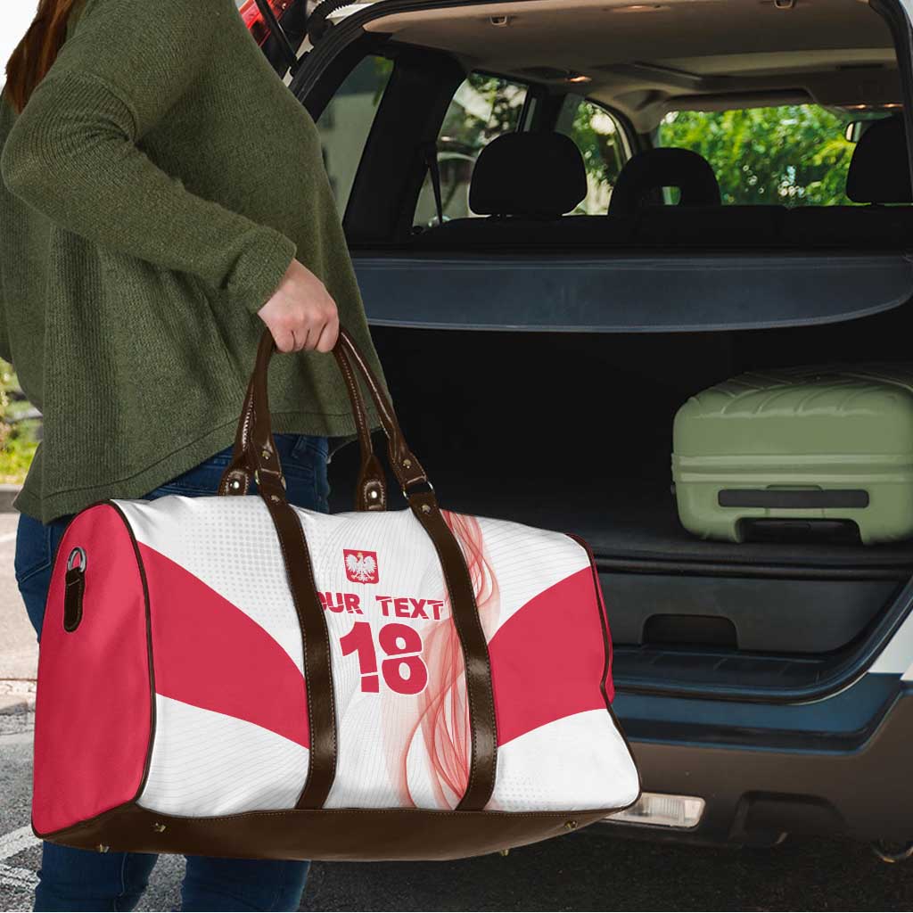 Custom Poland Volleyball Travel Bag Polish Eagle Sports Pride