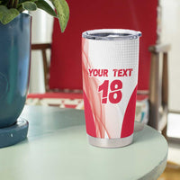Custom Poland Volleyball Tumbler Cup Polish Eagle Sports Pride