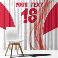 Custom Poland Volleyball Window Curtain Polish Eagle Sports Pride