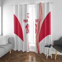 Custom Poland Volleyball Window Curtain Polish Eagle Sports Pride