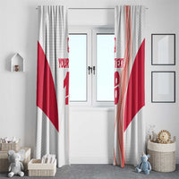 Custom Poland Volleyball Window Curtain Polish Eagle Sports Pride