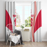 Custom Poland Volleyball Window Curtain Polish Eagle Sports Pride