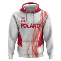 Custom Poland Volleyball Zip Hoodie Polish Eagle Sports Pride