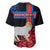Personalized Faroe Islands Baseball Jersey Coat Of Arms Flag Style