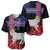 Personalized Faroe Islands Baseball Jersey Coat Of Arms Flag Style