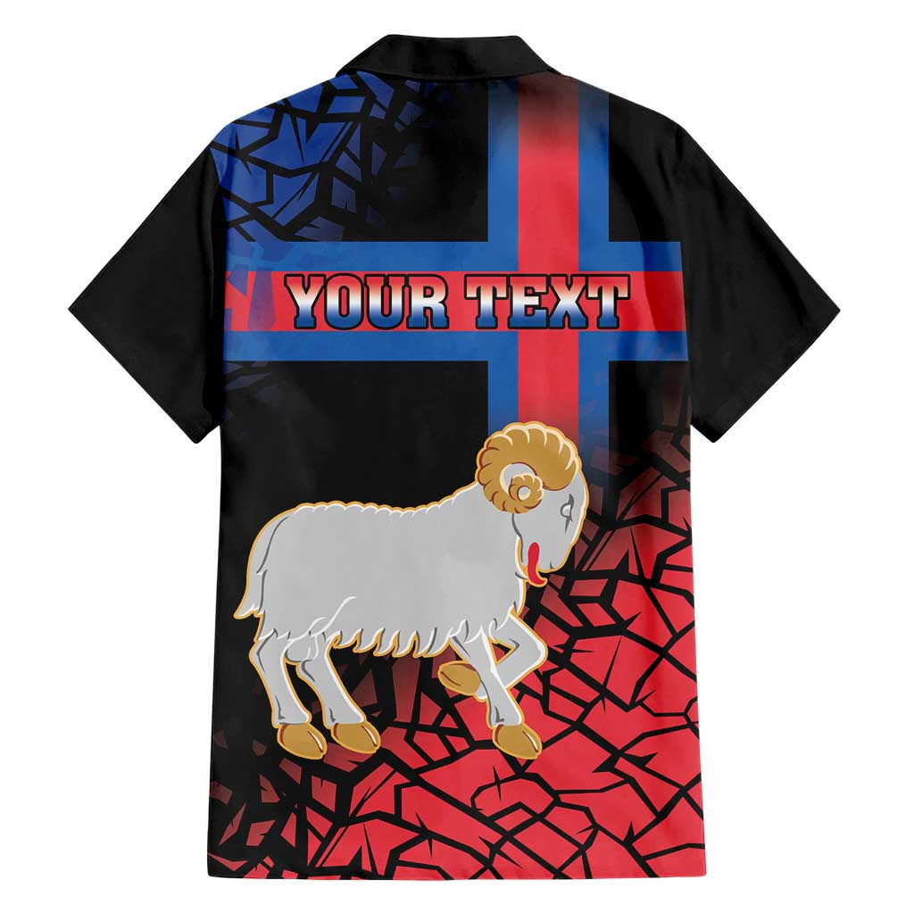 Personalized Faroe Islands Family Matching Short Sleeve Bodycon Dress and Hawaiian Shirt Coat Of Arms Flag Style