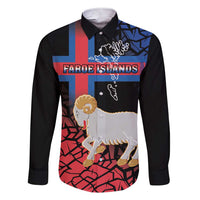 Personalized Faroe Islands Family Matching Short Sleeve Bodycon Dress and Hawaiian Shirt Coat Of Arms Flag Style