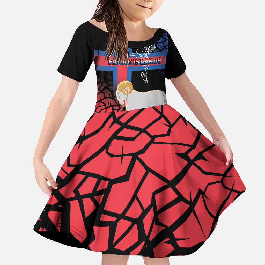 Personalized Faroe Islands Family Matching Summer Maxi Dress and Hawaiian Shirt Coat Of Arms Flag Style