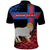 Personalized Faroe Islands Polo Shirt Coat Of Arms Flag Style