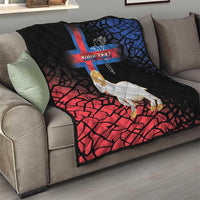 Personalized Faroe Islands Quilt Coat Of Arms Flag Style