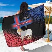Personalized Faroe Islands Sarong Coat Of Arms Flag Style
