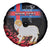 Personalized Faroe Islands Spare Tire Cover Coat Of Arms Flag Style