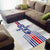 Custom Faroe Islands Football Area Rug Go Champion White Version